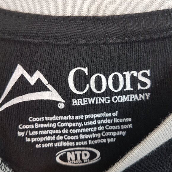 Vintage COORS LIGHT Tee Shirt Large US L Sleeveless Beer Shirt USA Molson Canada - Picture 3 of 12